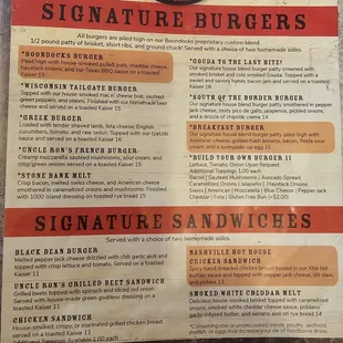 Menu as of 7/19/2024