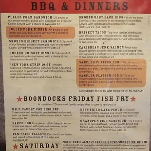 Menu as of 7/19/2024