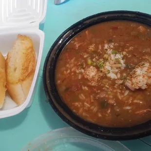 Chicken and sausage gumbo