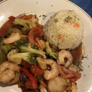 Special shrimp stirfry