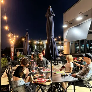Evening on the patio