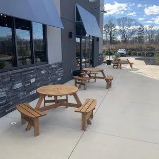 Outside patios