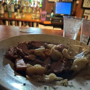 Corned beef and cabbage