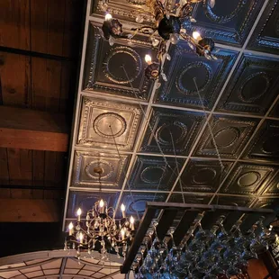 The ceiling is so pretty.  Look up my family of friends.