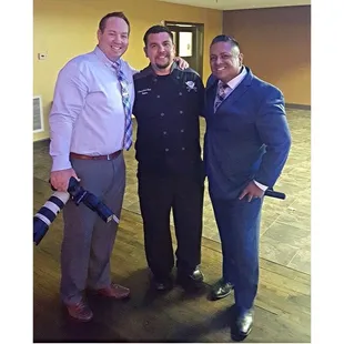 Daniel of Daniel Boone photography, Chef Nate of NV catering &amp; Jc Cota of AllSound Music Ent.