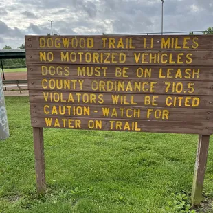 Dogwood Trail Sign