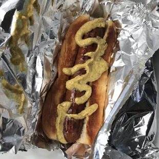 Smoked Sausage with Spicy Mustard - Out Damn Standing!