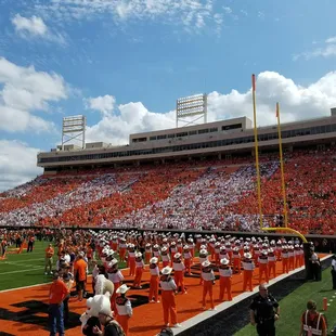 Orange and White section day vs Pittsburgh