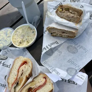 Caprese &amp; Buff Chick Sandwiches