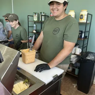 Papas Pimento Cheese!  Fabulous!  I've never had better pimento cheese in my life!   And I love it!