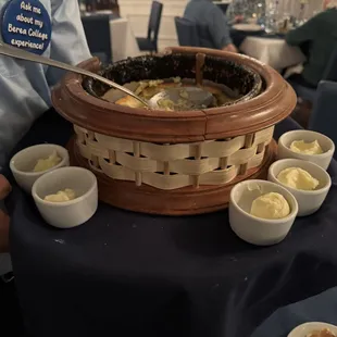 Spoonbread at Boone Tavern Restaurant on October 26, 2023.