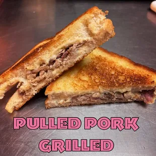 Pulled Pork Grilled Cheese