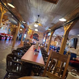 Main dining room and indoor stage for live music!