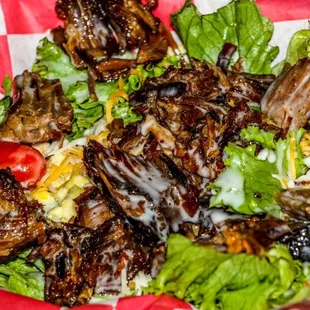 Smoked Meat Salad! Your choice of smoked meat!