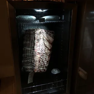 A 109 subprimal provides by Boone's for dry aging at home. Not many butchers that I have dealt with will provide a custom cut like this.