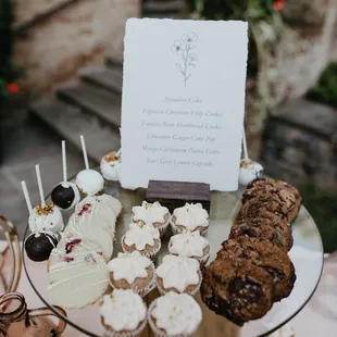 Custom wedding dessert spread