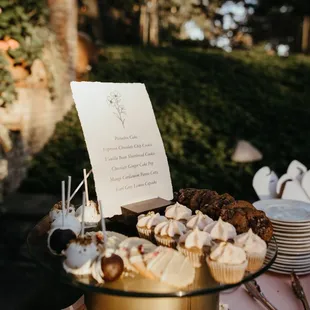 Custom wedding dessert spread