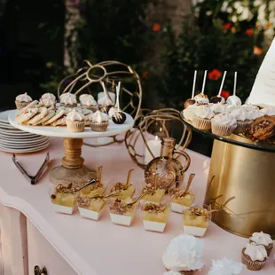 Custom wedding dessert spread