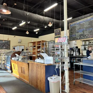 the interior of the restaurant