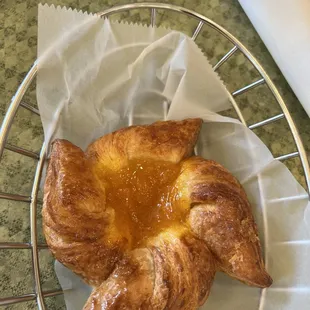 Apricot cheesecake danish