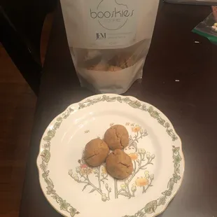 Booskies Cashew Cardamom Almond butter cookies