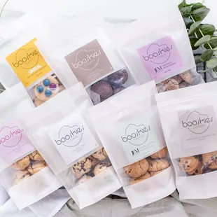 Booskies Cookies offers 7 flavors