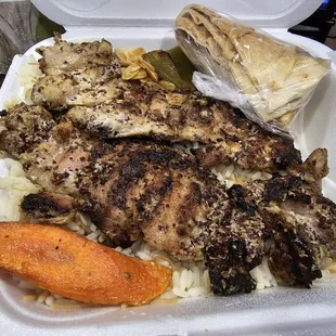 Half deboned chicken