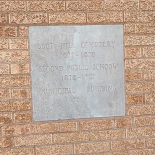 History on site and building