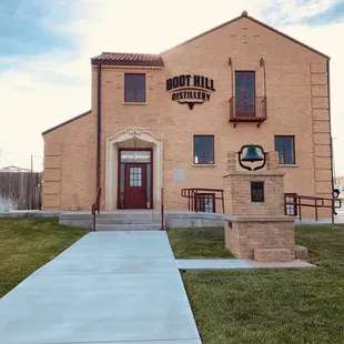 Beautiful building and entry way