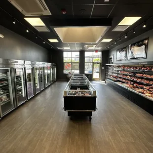 the inside of a grocery store