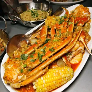 Jumbo Snow Crab and Shrimp Boil