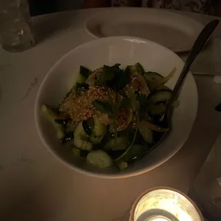 Smashed Cucumber Salad