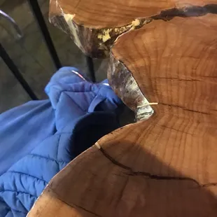 Live edge tables