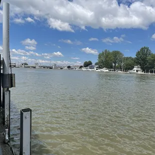 Looking towards the ferry and drawbridge