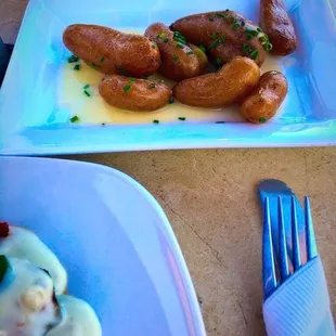 Our sides... Did not manage to get our yummy chicken salad.