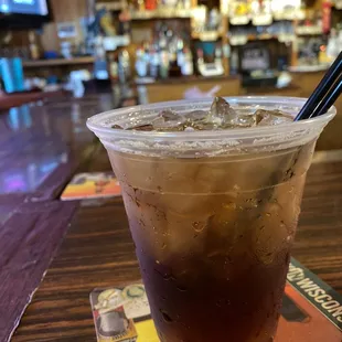 At the bar they have Maker's Mark bourbon.