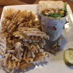 Jerk chicken handheld