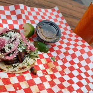 Tacos and Thai Tea IPA beer