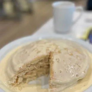 Macadamia nut pancakes