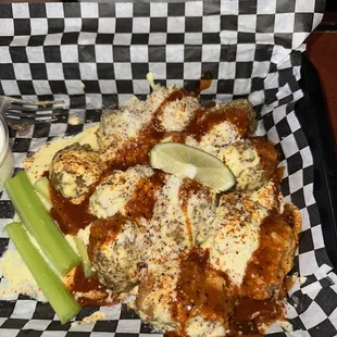 Elote boneless wings