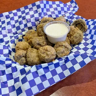 Fried mushrooms