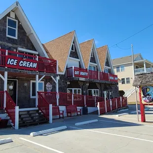 the front of the restaurant
