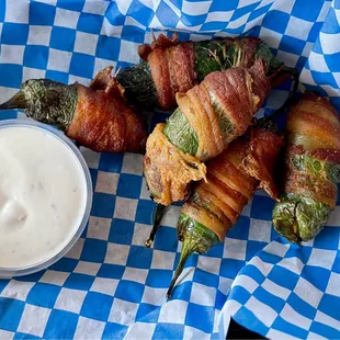 bacon wrapped in jalapenos