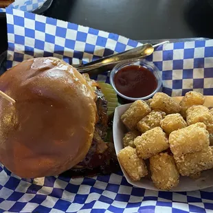 Grand Canyon Burger Tater Tots