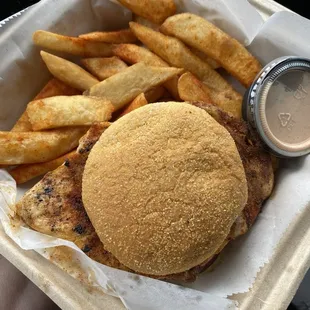 Blackened chicken sandwich
