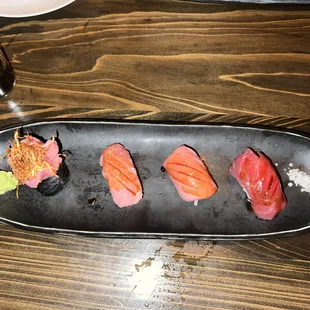 Bluefin sampler bites (a special of the day)