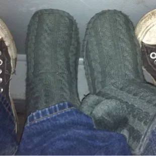 Our feet at boozehounds now.. And we're married!