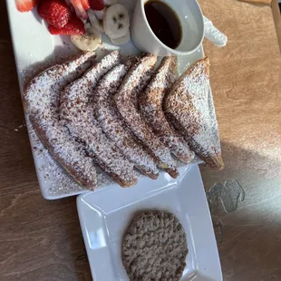 French toast and a side of sausage