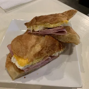 Bacon Croissant Sandwich