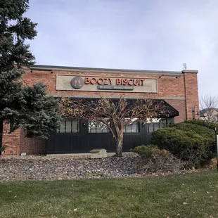 Signage on side of building